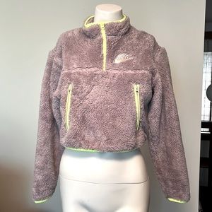 Nike cropped fleece